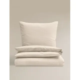 Bettwäsche BIERBAUM "Bettwäsche Biber Uni", beige (creme), B/L: 155cm x 220cm, 1 Stk., 1 Stk., Biber, B/L: 80cm x 80cm, 2 Stk., Biber, Obermaterial: 100% Baumwolle, Bettwäsche, Bettwäsche, Biber, 100 % Baumwolle, pflegeleicht, kuschelig weich