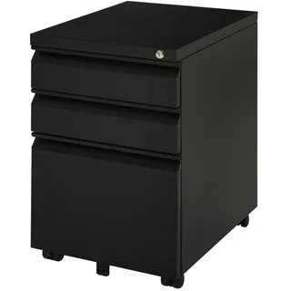 Vinsetto Rollcontainer 48x60x39 schwarz