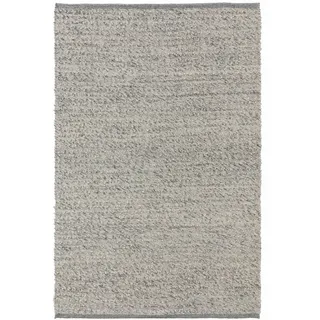 benuta Pure Wollteppich Lana Grau 160x230 cm , Textil , Beton Optik , Rechteckig , 160x230 cm , pflegeleicht , Teppiche und Böden, Teppiche, Schafwollteppiche