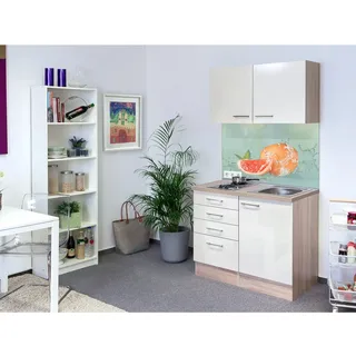 Flex-Well Küchenzeile Nepal 100 cm beige