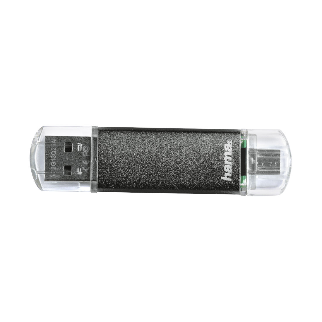 Bild von FlashPen Laeta Twin 128 GB grau USB 2.0 00114872