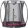 Silhouette Bodentrampolin 183 cm inkl. Sicherheitsnetz rosa