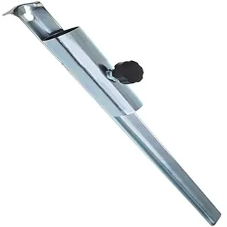 PRO PLUS Bodenhülse 50 cm Edelstahl Silber