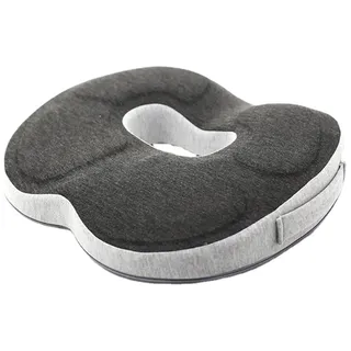 Ruiqas Donut Sitzkissen für Steißbein Schmerzlinderung,Anti-Dekubitus Sitzkissen Memory Foam Sitzkissen,Wirksam bei Hämorrhoiden,Prostatabeschwerden,Ischias- und Rückenschmerzen