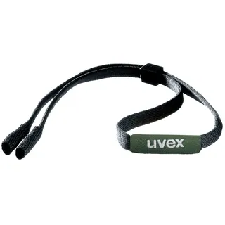 Uvex eyewear strap Brillenband - verstellbar & rutschfest Sport- und Sonnenbrillen, schwarz-moss green