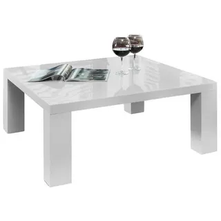 SalesFever Couchtisch Weiß MDF 90 x 40 cm