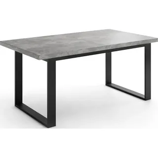 WFL GROUP Valentino 160 x 90 x 75 cm grau