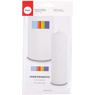 Rayher Verzierwachs Frühlings-Töne Set 6 Platten 20 x 6,5 cm