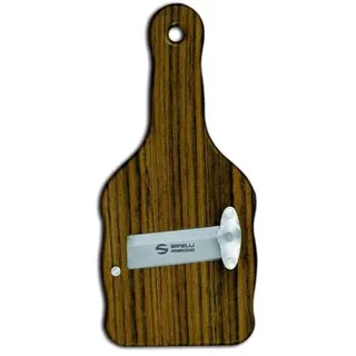 Ambrogio Sanelli - Trüffelschneider aus Ovangkol-Holz - 5,5 cm glatte Klinge, verstellbar von 0,2 bis 3 mm - Braun