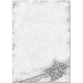 Sigel Weihnachtsbriefpapier Brilliant Star Motiv DIN A4 90 g/qm 100 Blatt