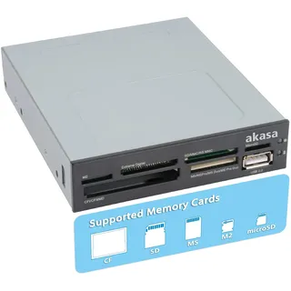 Akasa AK-ICR-07 (USB 2.0 Schwarz