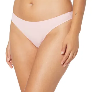 Amazon Essentials Damen Nahtlose Atmungsaktive Unterwäsche Für Damen Tanga, Gebondeter Stretch, 4er-Pack, Kühle Farben, 38