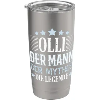 Olli Der Mann Der Mythos Die Legende Olli Doppelwandiger Edelstahl-Thermobecher