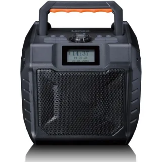 Lenco ODR-160GY - Leistungsstarkes tragbares outdoor DAB+/FM Radio mit Bluetooth Outdoorradio