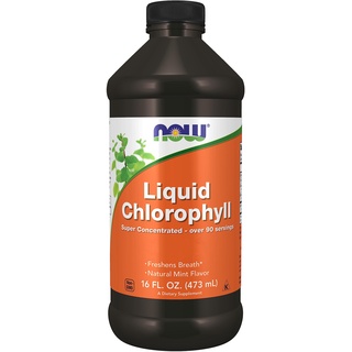 Now Foods, Liquid Chlorophyll, Minz-Geschmack, 473ml veganes flüssiges Chlorophyll, Laborgeprüft, Glutenfrei, Sojafrei, Vegetarisch