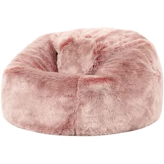 icon Sitzsack aus Kunstfell für Kinder , Pink , Kunststoff , 100 L , 65x45x65 cm , Hergestellt in Deutschland , Wohnzimmer, Sessel, Sitzsäcke, Kindersitzsäcke