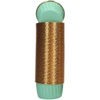 Wilton Muffin Cups Aqua 50 Stück: Backförmchen für Muffins und Cupcakes, Glänzende Metallic-Finish, Auch ideal zum Servieren anderer Leckereien wie Petits Fours, Süßigkeiten oder Cake Pops