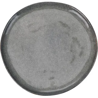 Villa d'Este Home Tivoli The Market H Speiseteller aus Steinzeug, Grün meliert, 6 Stück