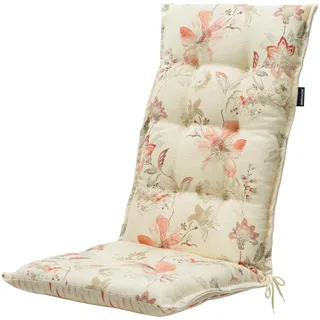 MADISON N.Y Hochlehner Auflage 120 x 50 x 8 cm rot geblümt 1 St.