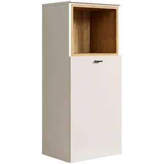 trendteam Sao Paulo Kommode 40 x 95 x 31 cm Beige/Evoke Eiche