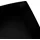 Spannbettlaken Baumwolle-Satin 180 x 220 cm schwarz