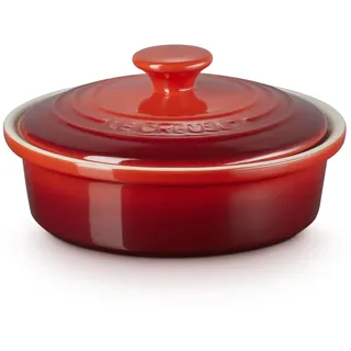 Le Creuset Ofenkäseform mit Deckel aus Steinzeug, Kirschrot, 71019580600000
