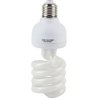 E27 26W Wüsten-Reptilienlampe, UVB Calcium-Leuchtmittel, 220-250V für Terrarium
