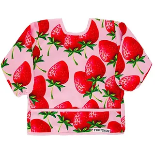 Twistshake Lätzchen Mit Langen Ärmeln Und Erdbeeren - Multicolor - One Size
