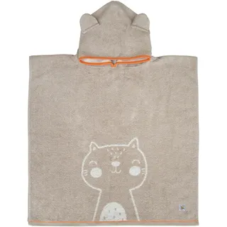 Dyckhoff Badeponcho Katze Beige L