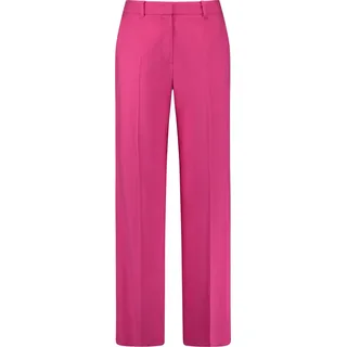 Gerry Weber Damen Elegante Hose mit Bügelfalten unifarben reguläre Länge Solar Pink 38
