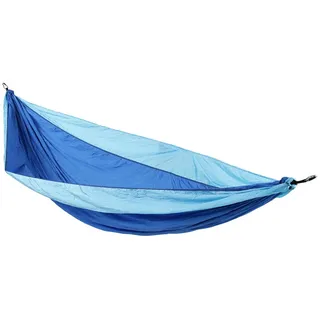 Svita Hängematte Camping Hellblau/Dunkelblau , Blau , Textil , 200x1x300 cm , Gartenmöbel, Gartenschaukeln, Hängematten