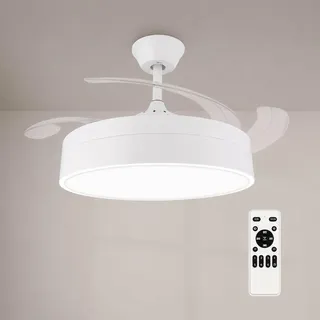 m mimotec Mistra 0 cm Deckenventilator Weiß