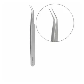 Nanolash Eyelash Tweezers Curved Hilfsmittel zum Auftragen von künstlichen Wimpern 1 St.