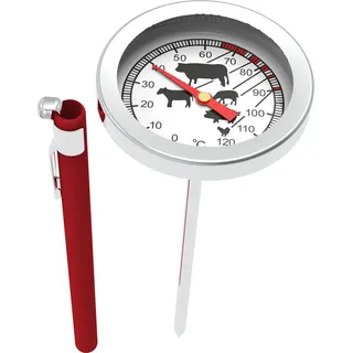 BROWIN Bratenthermometer 5 cm Edelstahl weiß