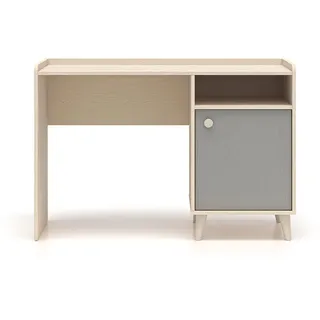 Petits-meubles Schreibtisch Alycia Beige - Grau - Holzeffekt , 120x80x58 cm , Babymöbel & Kindermöbel, Kinderzimmer & Jugendzimmer, Kinderschreibtische
