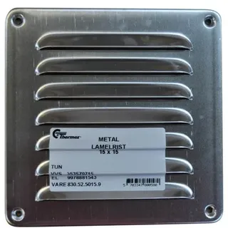 THERMEX Metal lamella grill 15x15 cm