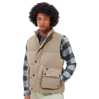 Barbour Glacial Weste - Brown / Beige - M
