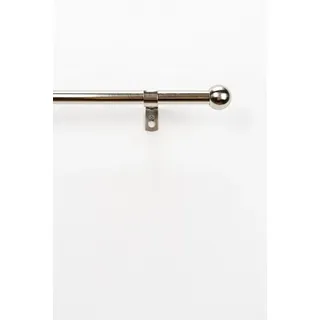 GARESA Gardinenstange »Look« 1 läufig-läufig Wunschmaßlänge Wunschmaßlänge, ohne Ringe, verängerbar GARESA edelstahlfarben B/L: cm