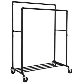 Songmics Kleiderständer Regal 59 x 146 x 100 cm schwarz