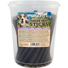 ARQUIVET Tender Meat Sticks Lamm für Hunde 500g - Snacks, Belohnungen, Mundreinigung, Reinigung der Zähne und stärkt den Kiefer