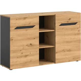 INOSIGN Sideboard »SERTA, Breite: 130cm, 2 Türen, 3 offene Fächer, viel Stauraum« Anrichte, Kommode, Schrank, Board, Higboard