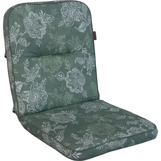 Angerer Stuhlauflage Niedrig Mumbai Grün Blumen