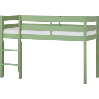 Hoppekids Hochbett ECO COMFORT 81 x 114 x 166 cm Kiefer massiv grün