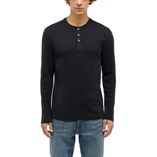 Mustang Shirt Arminto in Schwarz mit Langarm-6XL