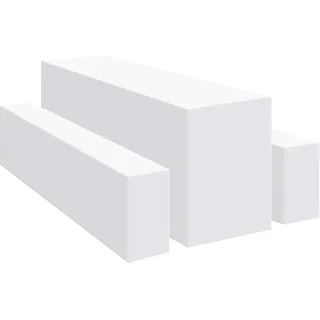 Bierzeltgarnitur Hussen Set 3-teilig Weiß 220x70x75cm & 220x25x45cm Polyester - Weiß