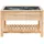 Hochbeet 120 x 65 x 75 cm Beige