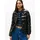Tommy Tommy Damen Pufferjacke Slim Zip Print Down Wasserabweisend Black M