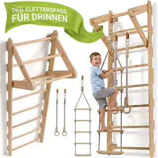 Juskys Klettergerüst für Kinder Holz