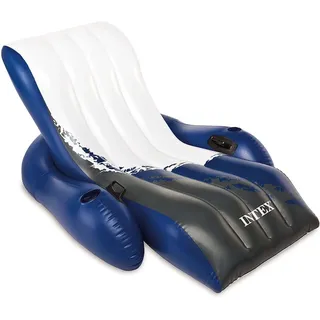 Intex Luftmatratze Chaise Longue 58868EU 1,35 m Blau