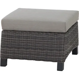 Siena Garden Hocker Corido Aluminium Holzkohlegrau